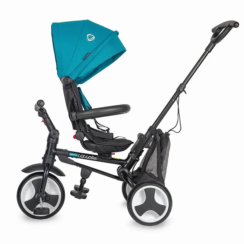Ultra-foldable tricycle Coccolle Spectra Turquoise Tide