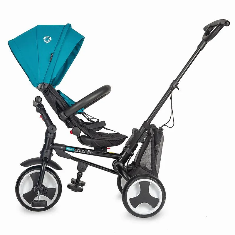 Ultra-foldable tricycle Coccolle Spectra Turquoise Tide