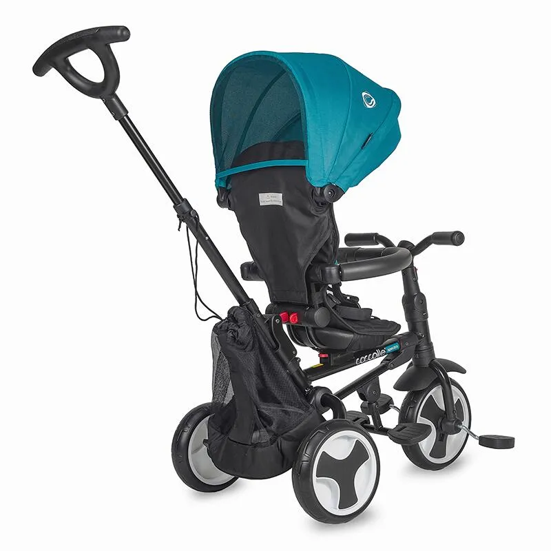 Ultra-foldable tricycle Coccolle Spectra Turquoise Tide