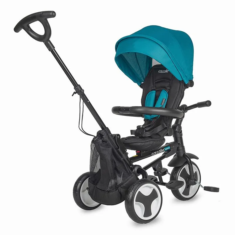 Ultra-foldable tricycle Coccolle Spectra Turquoise Tide