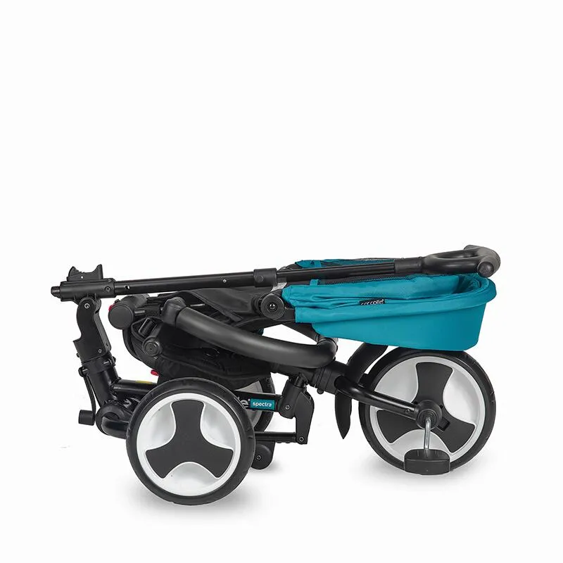 Ultra-foldable tricycle Coccolle Spectra Turquoise Tide