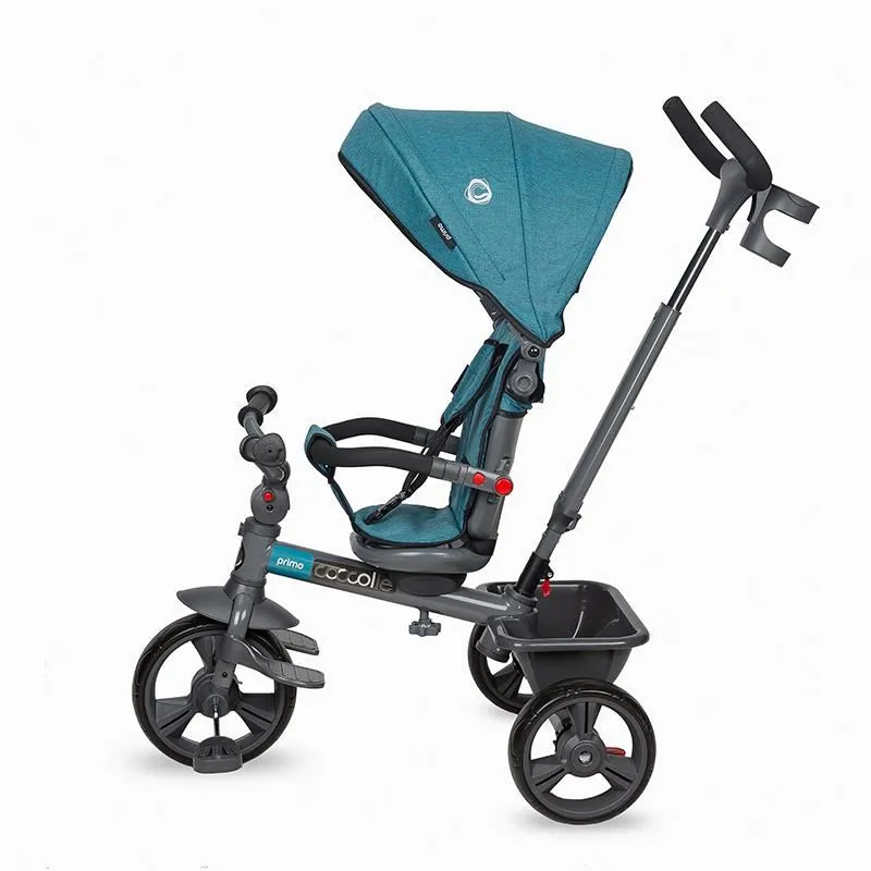 Multifunction tricycle Coccolle Primo Turquoise Tide