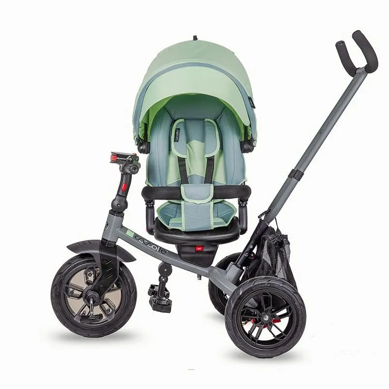 Multifunction tricycle Coccolle Pianti Mint Green