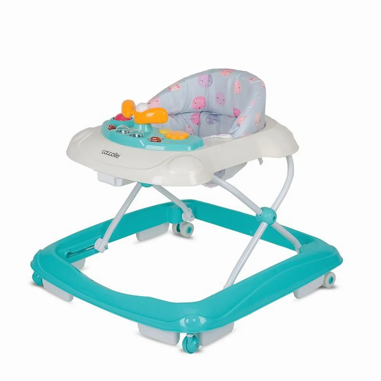 Baby walker Coccolle Velto Turquoise Blue