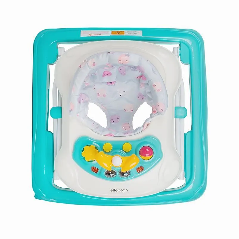 Baby walker Coccolle Velto Turquoise Blue