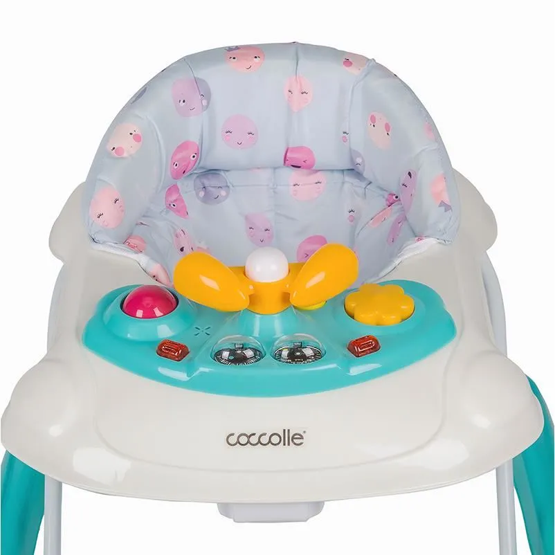 Baby walker Coccolle Velto Turquoise Blue