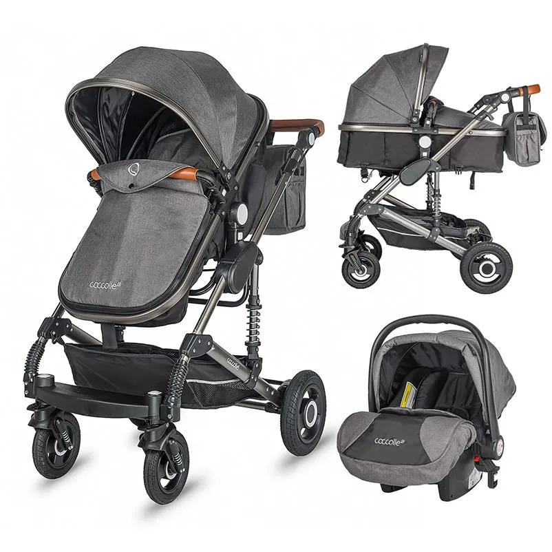 3-in-1 convertible stroller Coccolle Siyana Urban Grey