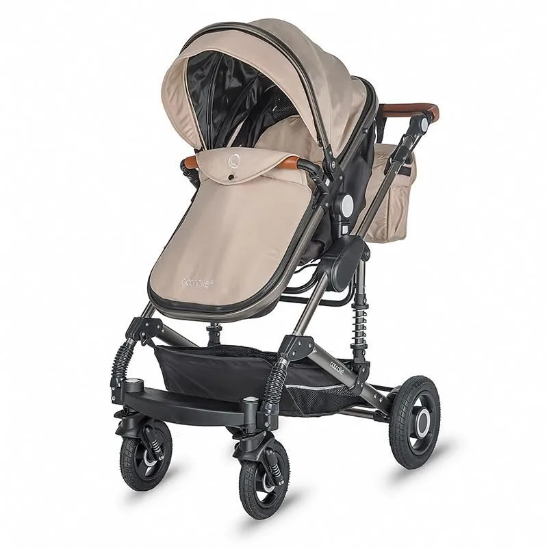 3-in-1 convertible stroller Coccolle Siyana Safari Beige