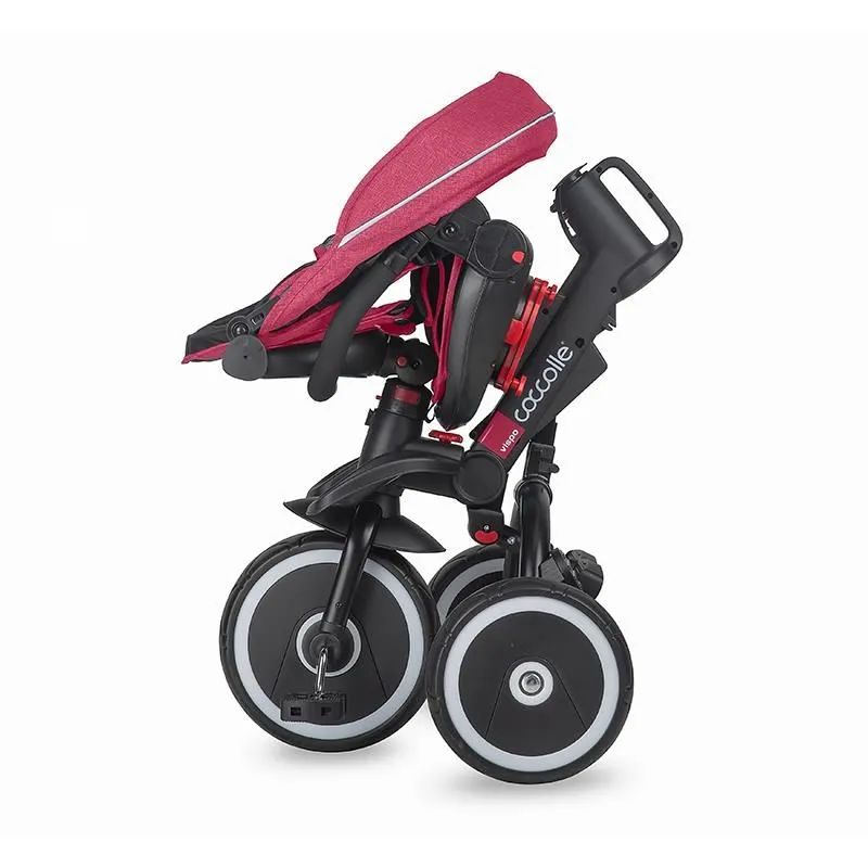 Foldable multifunction tricycle Coccolle Vispo Magenta