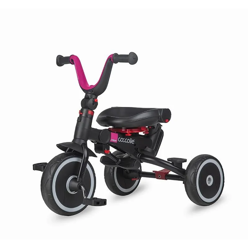Foldable multifunction tricycle Coccolle Vispo Magenta