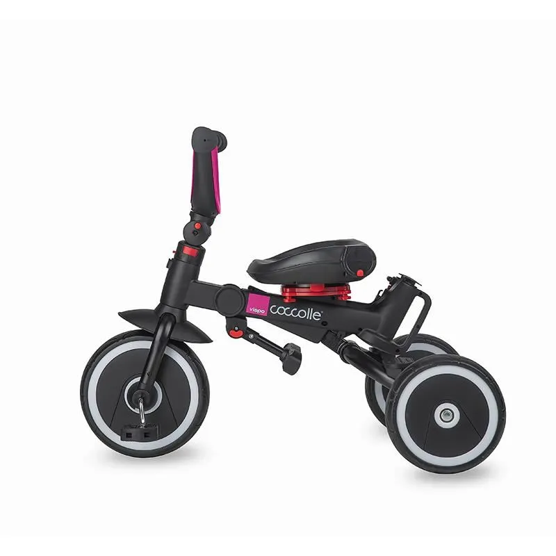 Foldable multifunction tricycle Coccolle Vispo Magenta