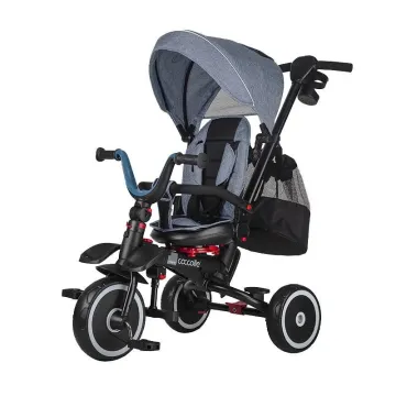 Foldable multifunction tricycle Coccolle Vispo Urban Grey