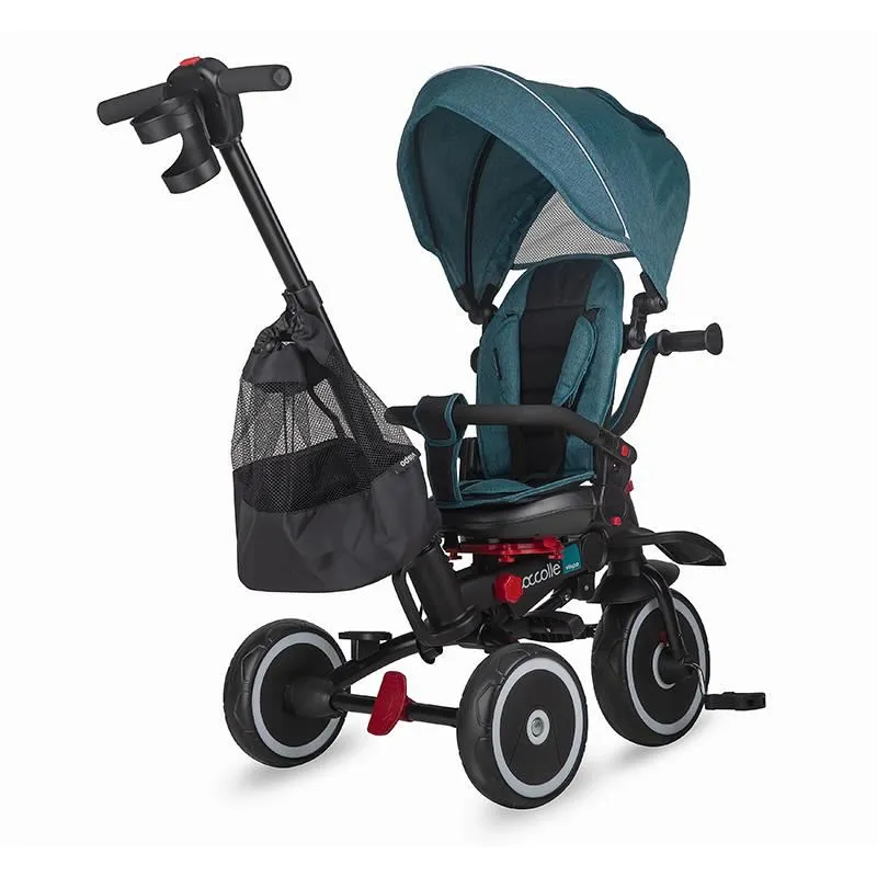 Foldable multifunction tricycle Coccolle Vispo Turquoise Tide