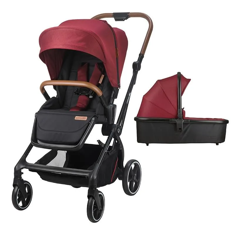 Modular 2-in-1 stroller Coccolle Saliara Cabernet