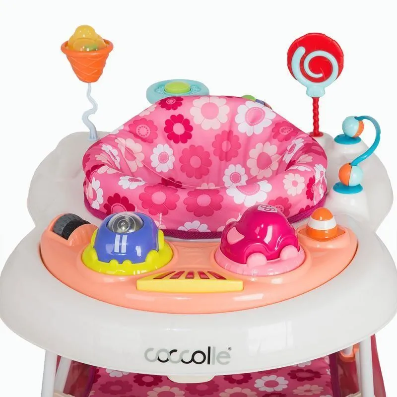 Walker with rocker Coccolle Inizio Pink