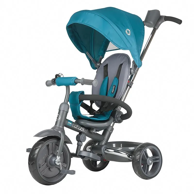 Foldable tricycle Coccolle Urbio Turquoise Tide