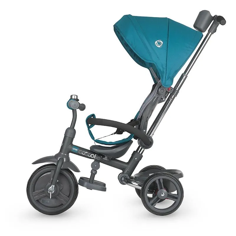 Foldable tricycle Coccolle Urbio Turquoise Tide