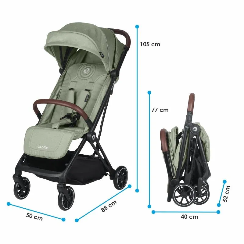 Sport stroller with automatic folding Coccolle Beyla Greenstone