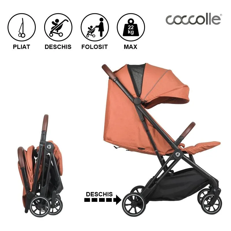 Sport stroller with automatic folding Coccolle Beyla Coral