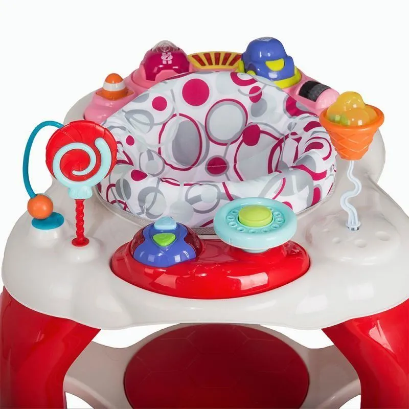 Walker with activity center Coccolle Arlo Pink