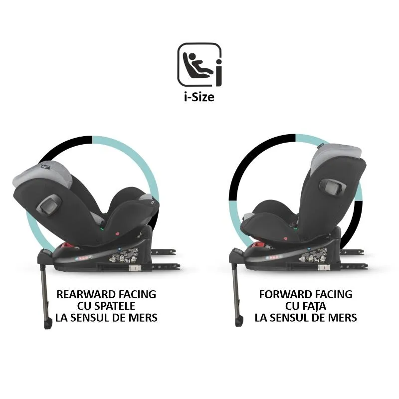 i-Size car seat 40-150 cm Coccolle Vigo Diamond black