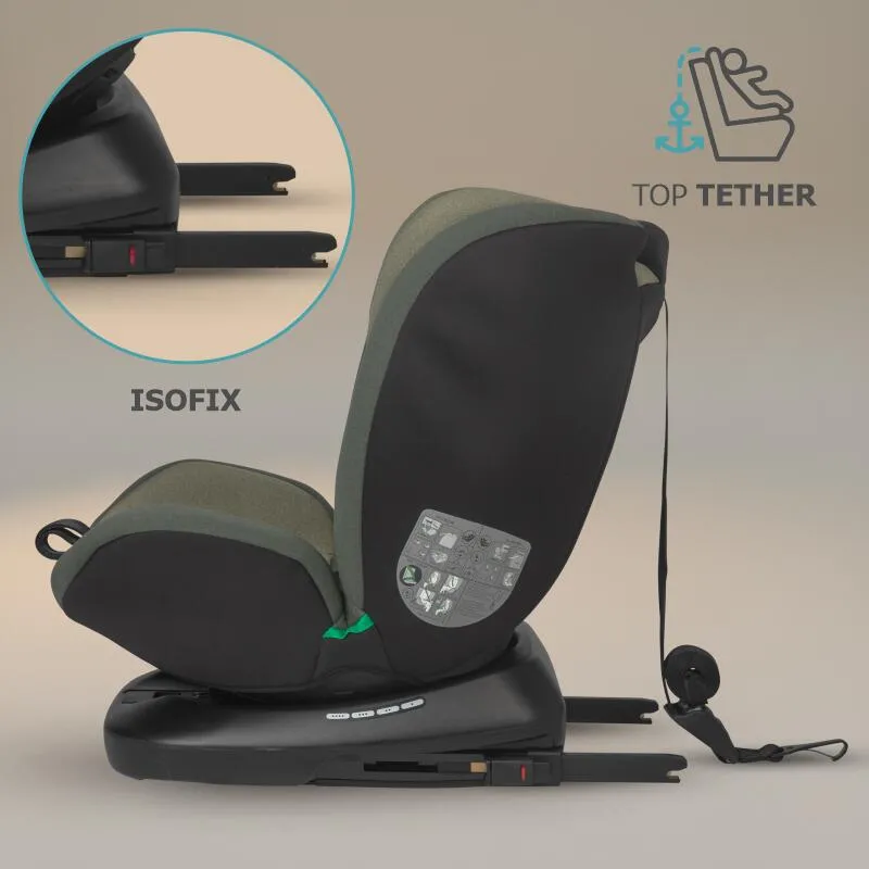 Premium rotating i-Size car seat 40-150 cm Coccolle Mydo Moss Green