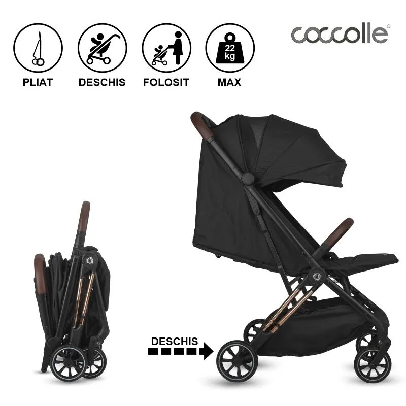 Sport stroller with automatic folding Coccolle Beyla Gold LE