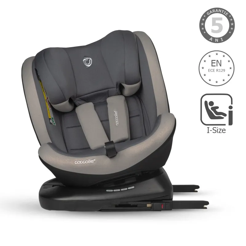 Scaun auto iSize Premium, rotativ 40-150 cm Coccolle Mydo Urban grey