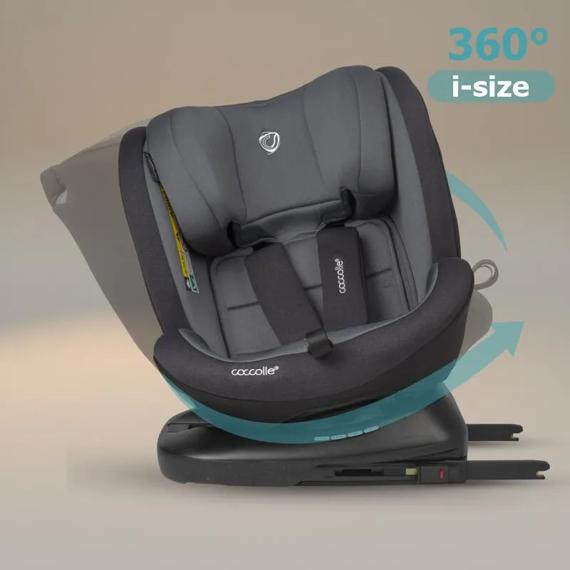 Premium rotating i-Size car seat 40-150 cm Coccolle Mydo Diamond black