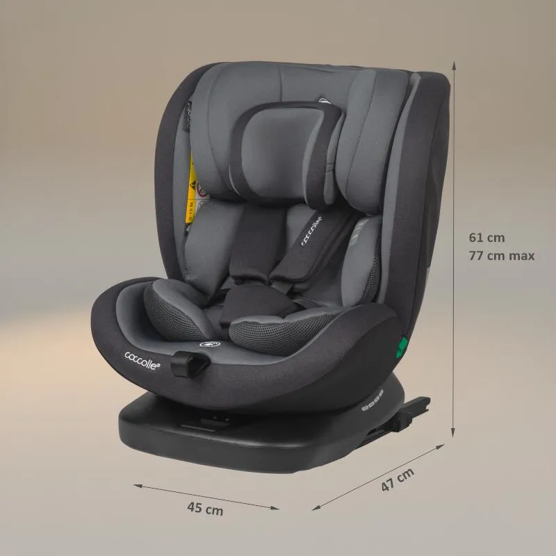 Premium rotating i-Size car seat 40-150 cm Coccolle Mydo Diamond black