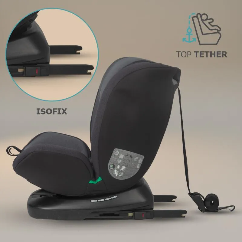 Premium rotating i-Size car seat 40-150 cm Coccolle Mydo Diamond black