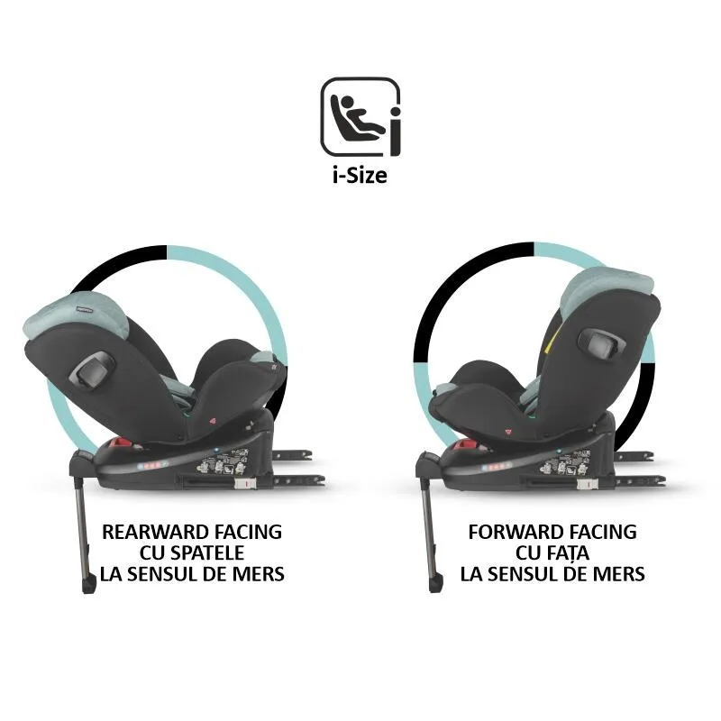 i-Size car seat 40-150 cm Coccolle Vigo Emerald Green