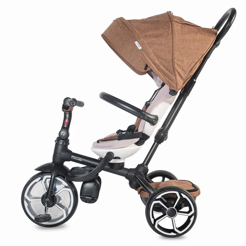 Multifunction tricycle Coccolle Modi+ Brown