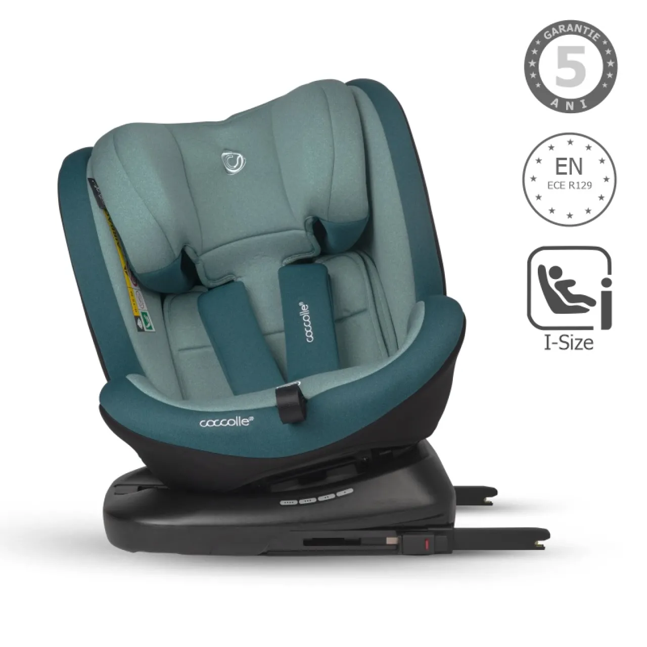 Premium rotating i-Size car seat 40-150 cm Coccolle Mydo Atlantic Blue