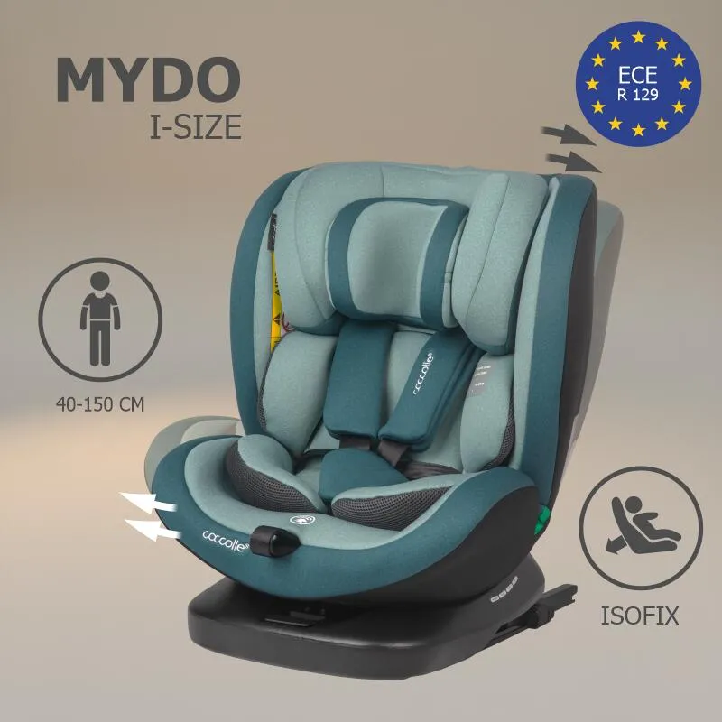 Premium rotating i-Size car seat 40-150 cm Coccolle Mydo Atlantic Blue