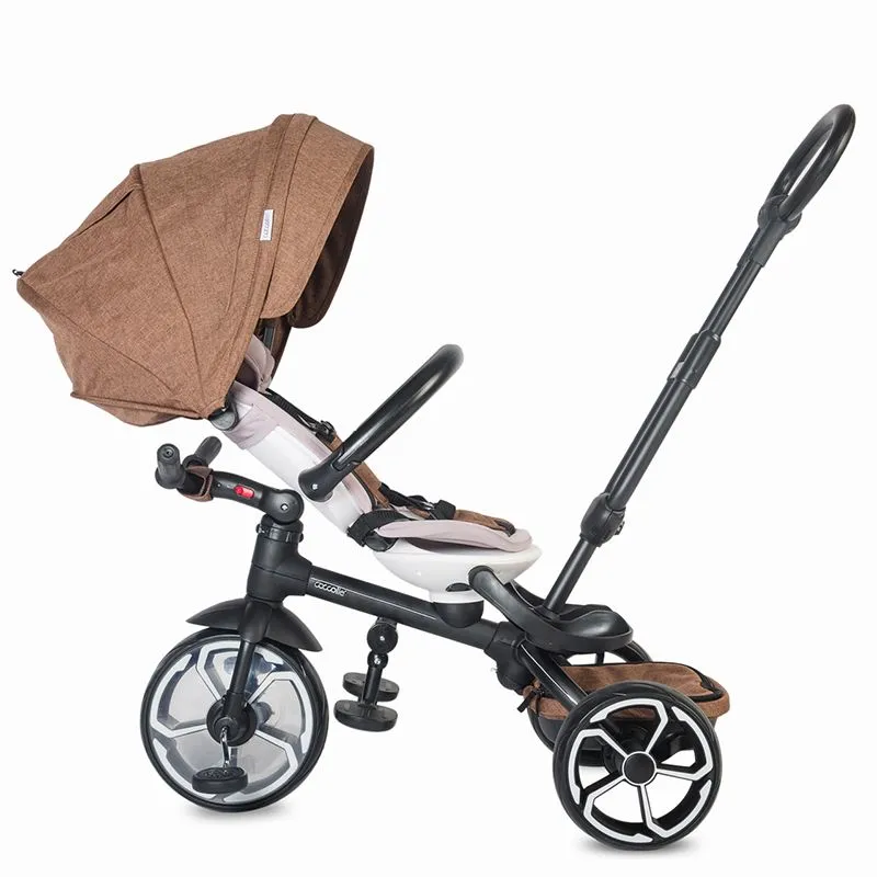 Multifunction tricycle Coccolle Modi+ Brown