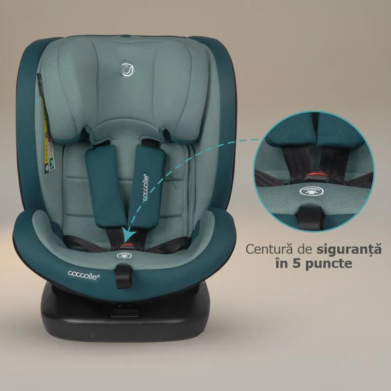Premium rotating i-Size car seat 40-150 cm Coccolle Mydo Atlantic Blue