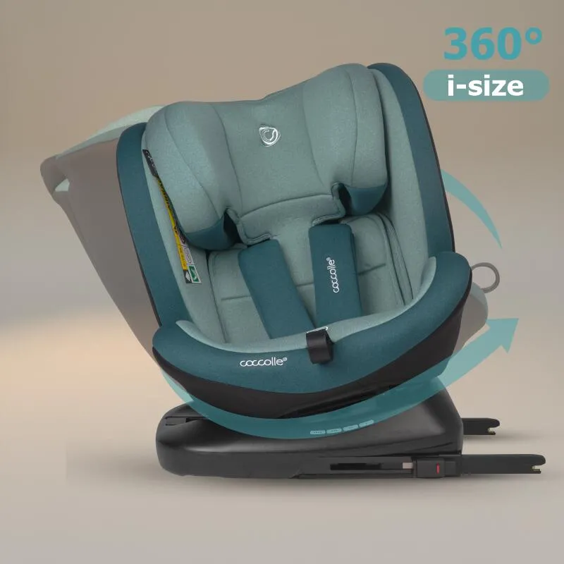Premium rotating i-Size car seat 40-150 cm Coccolle Mydo Atlantic Blue