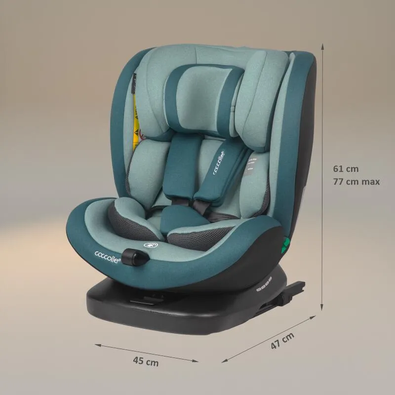 Premium rotating i-Size car seat 40-150 cm Coccolle Mydo Atlantic Blue