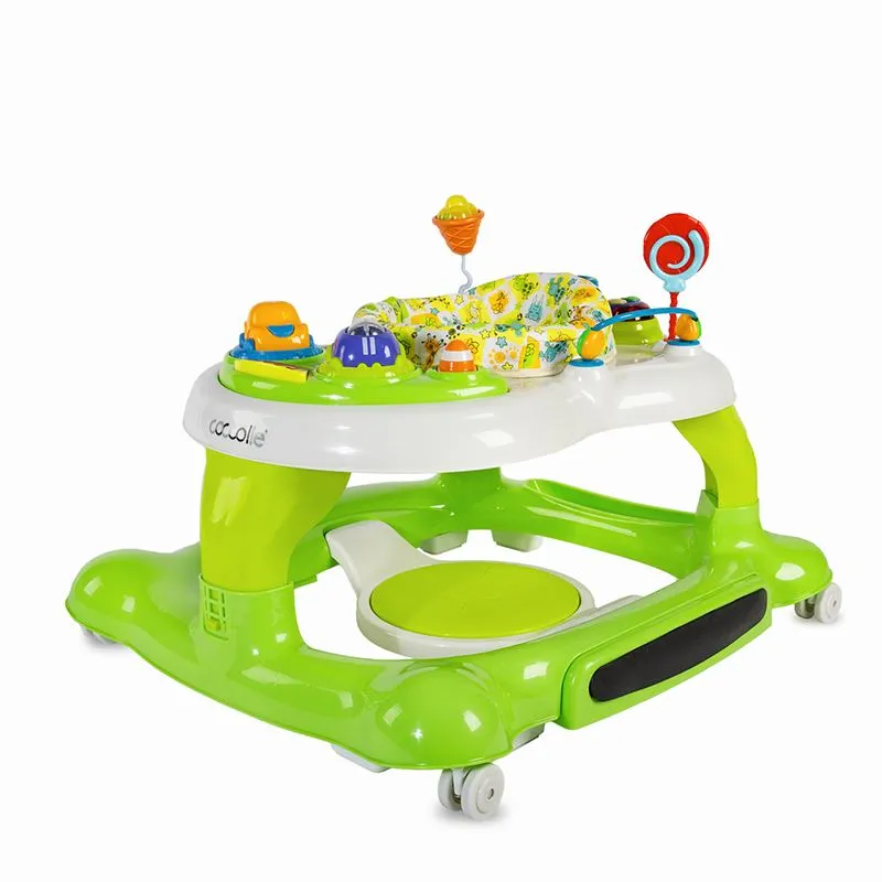 Walker with activity center Coccolle Arlo Green