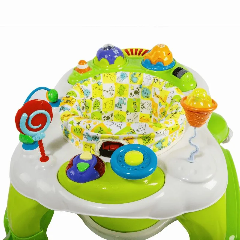 Walker with activity center Coccolle Arlo Green