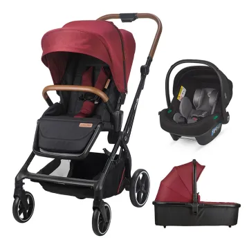 Modular 3-in-1 system Coccolle Saliara Cabernet + Scoica Coccolle Knox Anthracite